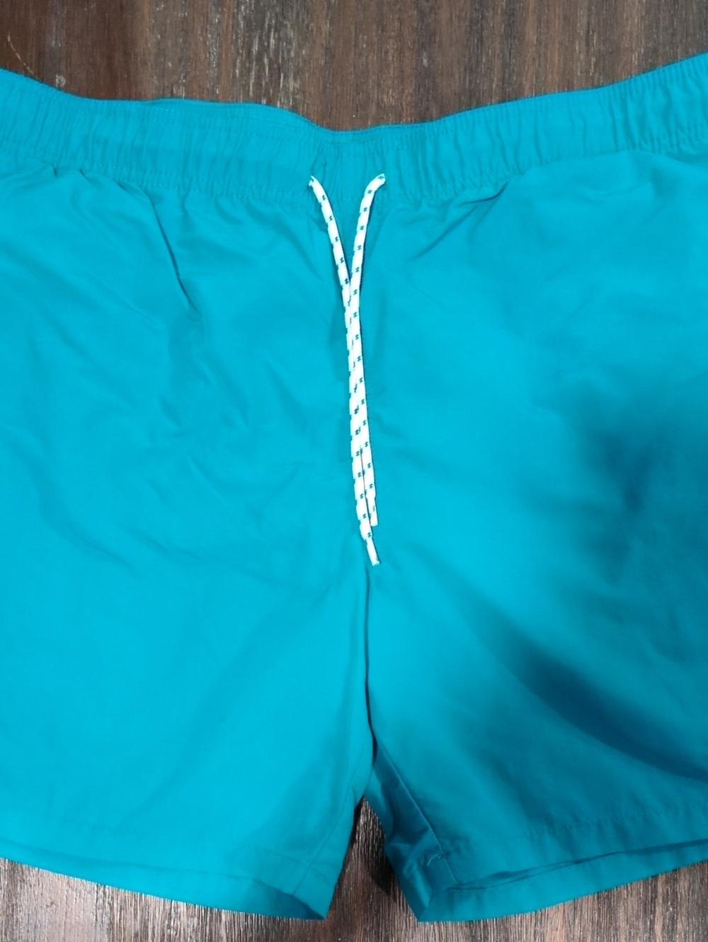 Goodfellow & Co Teal Swim Trunks with Contrast Drawstring